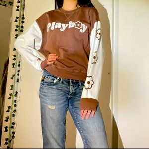 Brown Playboy Bunny Sweatshirt